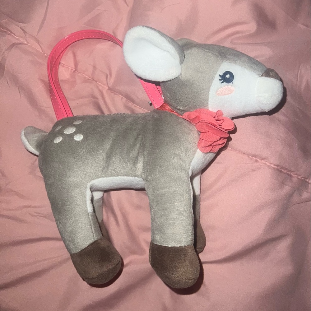 Gymboree girls reindeer purse NWOT